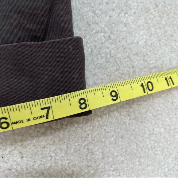 GAP Vintage Brown Stretch Cuffed Capri /Cropped Jeans - 10 Y2K - Picture 9 of 11